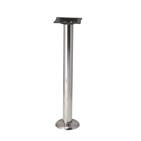 P1f Chrome Table Base Counter Height 34 3 4