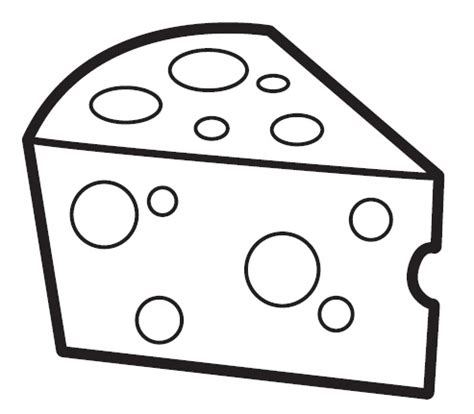 Dibujos Para Pintar Queso - Dibujos Para Pintar