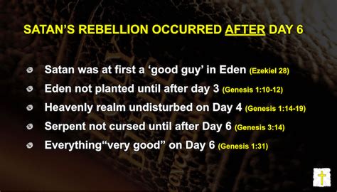Genesis 11 2 Satans Rebellion Happened After Day 6 Christian