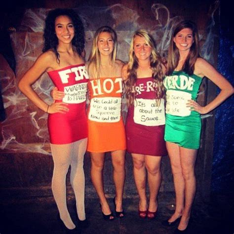 Have A Hot Ghoul Halloween With These 60 Girlfriend Group Costumes Halloween Costumes 2014