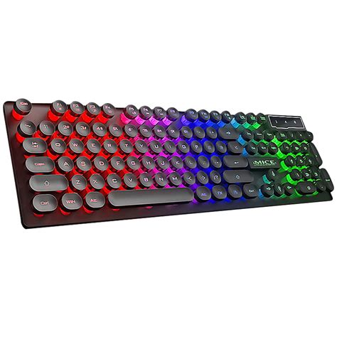 104 Keys Wired Usb Backlit Gaming Keyboard With 19 Anti Ghosting Keys