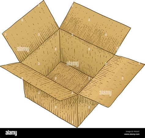 Cardboard Box Sketch Hi Res Stock Photography And Images Alamy