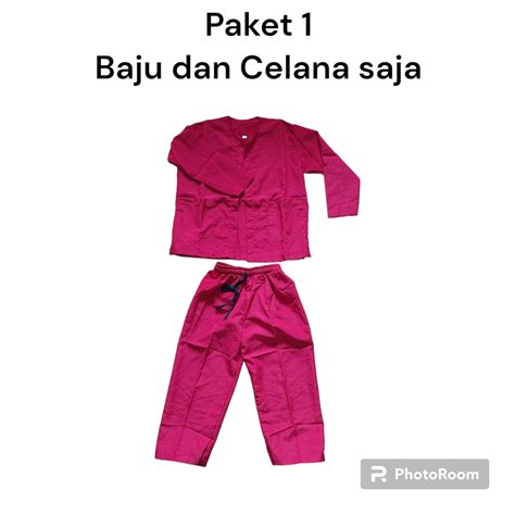 Setelan Baju adat Betawi Sunda Madura Baju Pangsi Anak Sampai Dewasa