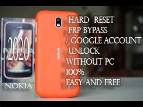 How To HARD Reset And Bypass Google FRP Lock On Any Nokia Phones Update YouTube