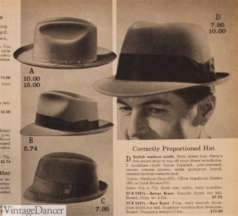 1960s Mens Hats History Styles Trends