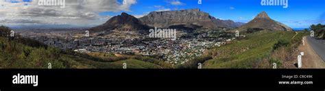 Panorama Cape Town South Africa Africa Stock Photo Alamy