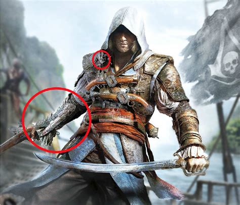 Assassin S Creed Black Flag Pirate Hidden Blade Edward Kenway