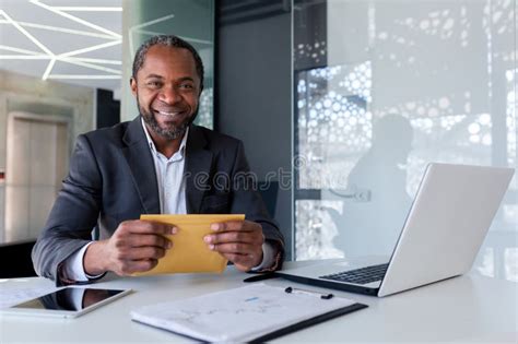 Portrait Of Successful African American Businessman Financier At