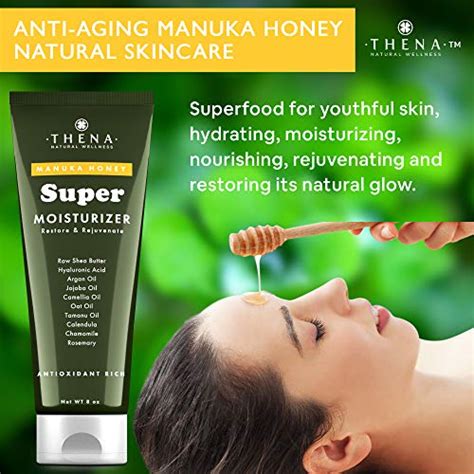 Manuka Honey Cream Moisturizer With Hyaluronic Acid Soothes Hydrates