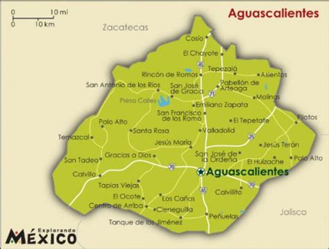 Mapa De Aguascalientes