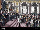Unification of Germany. Proclamation of the German Empire. 8 January ...
