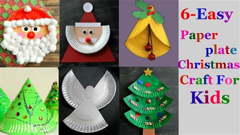 6 Easy Paper Plate Christmas Craft Ideas For Kids Part 1