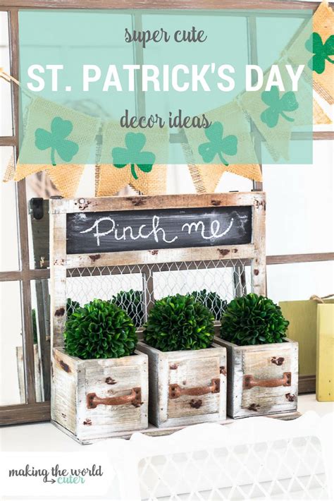 St Patricks Day Mantel Ideas That Are Super CUTE St Patricks Day St