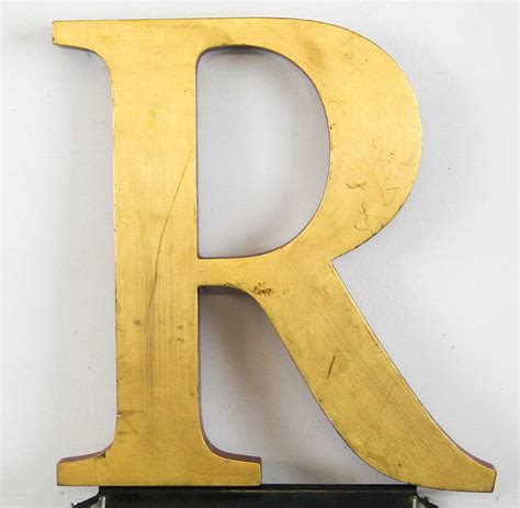 Genuine Vintage Shop Letter R By Bonnie And Bell