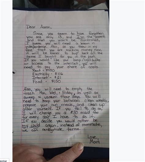 Carta De Una Madre A Su Hija De 15 Años Compartir Carta