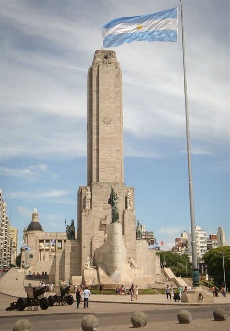 Monumento A La Bandera En La Ciudad De Rosario Provincia De Santa Fe