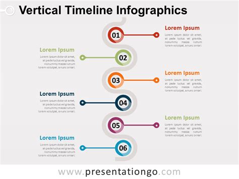 Vertical Timeline Template Free