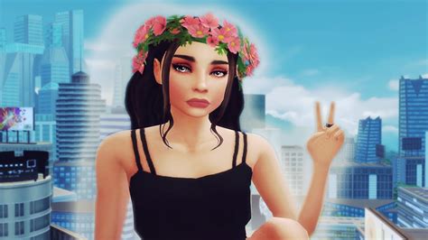 Flower Crown Beauty All Cc Linked The Sims 4 Create A Sim Youtube