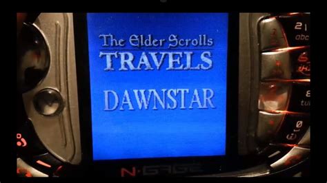 N Gage Qd Dawnstar The Elder Scrolls Travels For Java Youtube