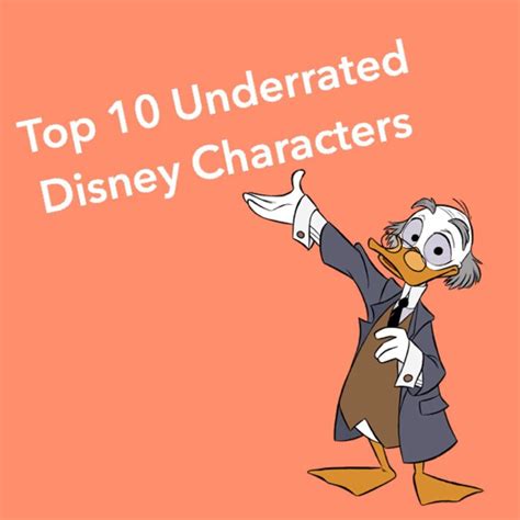 Top 10 Underrated Disney Characters Cartoon Amino