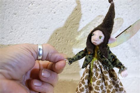 Ooak Polymer Clay Art Doll Fairies Gnomes Pixies And Elves By