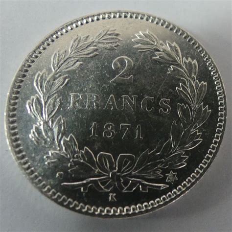 France Third Republic 1870 1940 2 Francs 1871 K Cérès Catawiki