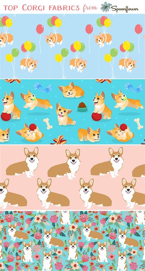 See a recent post on tumblr from @reputationn about floral wallpaper. Attention corgi lovers: we found the best corgi designs available for printing on fabric ...