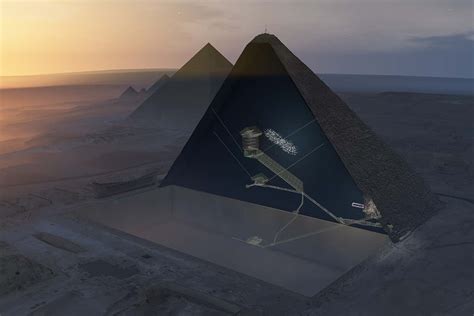 cosmic rays have revealed a new chamber in egypt s great pyramid new scientist