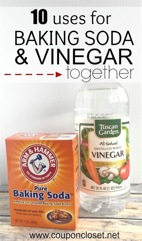 10 Different Uses For Baking Soda And Vinegar Together Baking Soda