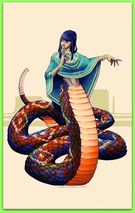 Naga An Ancient Race Of Semi Divine Serpent Creatures Beings First