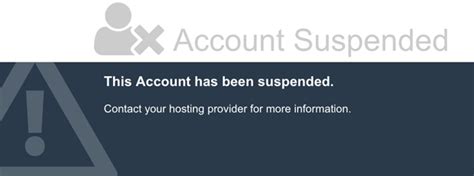 “this Account Has Been Suspended” How To Fix Website Problem