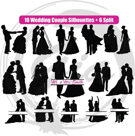 Bride And Groom Silhouette Svg Free 1894 Svg Design File Free Svg Cut Files For Download
