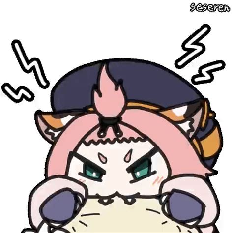 Safebooru 1girl Animated  Biting Cat Ears Diona Genshin Impact