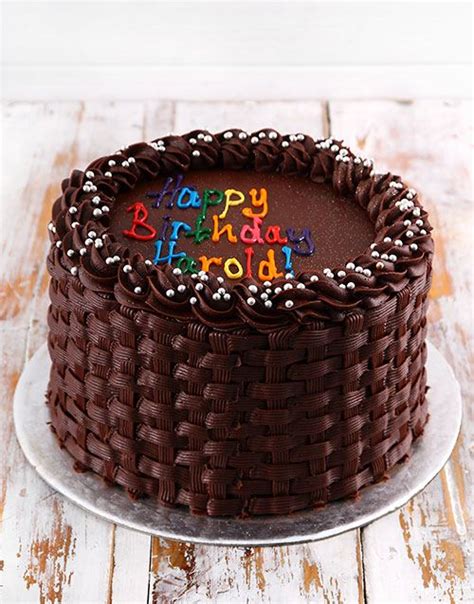 She has stayed up late night to ensure that every little. Personalised Classic Chocolate Birthday Cake - Gift ...