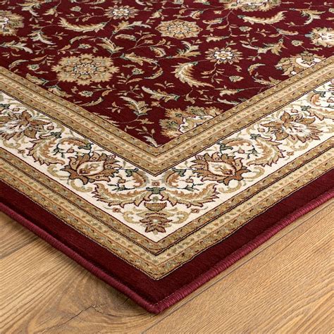 Ow 501r Red Traditional Rug Runner Rug For Living Room Etsy