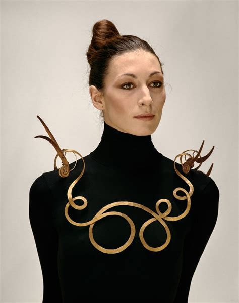 A On Twitter Anjelica Huston Modeling Calder Jewelry Nyc