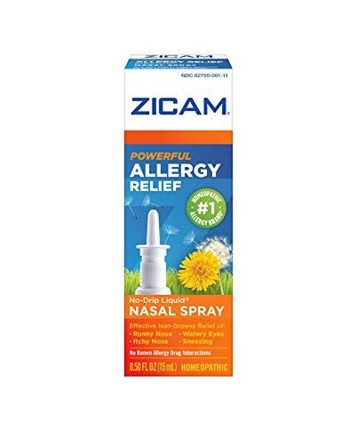 Zicam Allergy Relief No Drip Liquid Nasal Spray Non Drowsy 05 Ounce Pricepulse