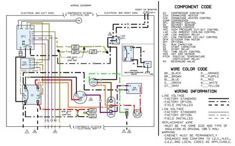 I found a manual for the unit online which has a wiring diagram but it looks like it is the. Rheem Heat Pump Low Voltage Wiring Diagram