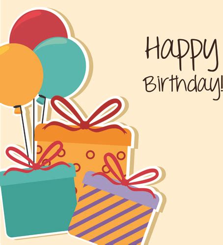 Gambar Happy Birthday Greeting Cards Free Vector Download 15 119