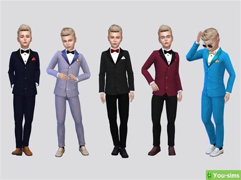 Скачать Костюм Formal Tuxedo от Mclaynesims к Sims 4 You Sims