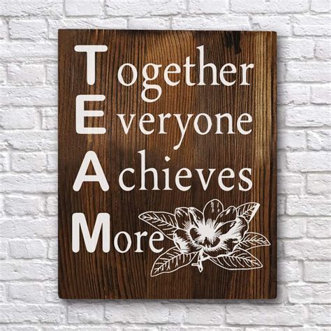Team Together Everyone Achieves More Wall Posters Quotes Quote