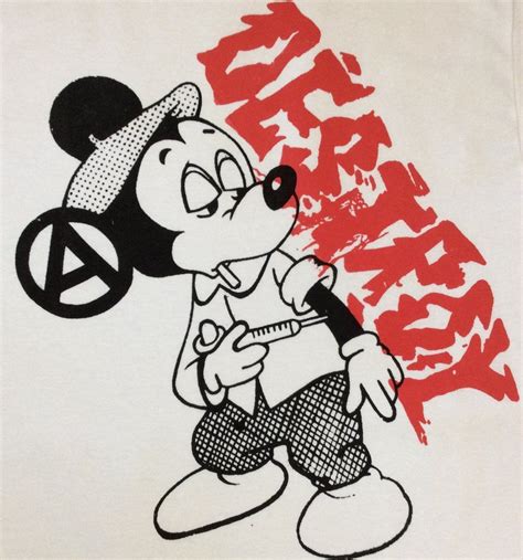 Destroy Color Version Crucified Mickey Seditionaries Shirt Etsy Artofit