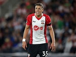 Jan Bednarek in action for Southampton during their EFL Cup clash with ...