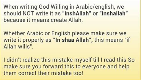 The Proper Way To Write In Sha Allah I Didnt Know This Ways To