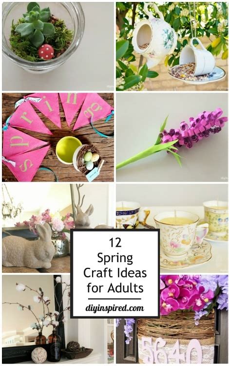 12 Spring Craft Ideas For Adults Diy Inspired