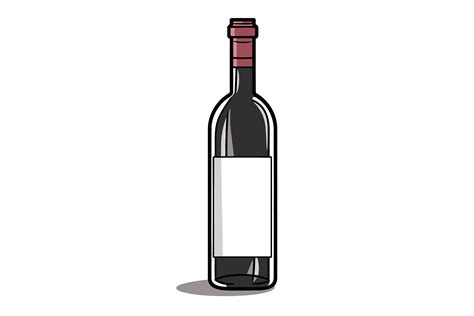 Wine Bottle Clipart Graphic By Illustrately · Creative Fabrica