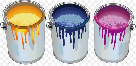 Painting Cartoon Clip Art Paint Bucket Png Download