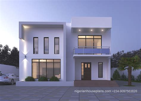 Four Bedroom Duplex Floor Plan In Nigeria