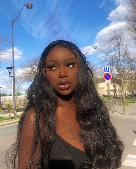 Aicha On Instagram “p” Beautiful Dark Skin Beautiful Black Girl