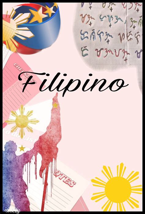 School Subjects Filipinominimalist Background Cover And Wallpaper